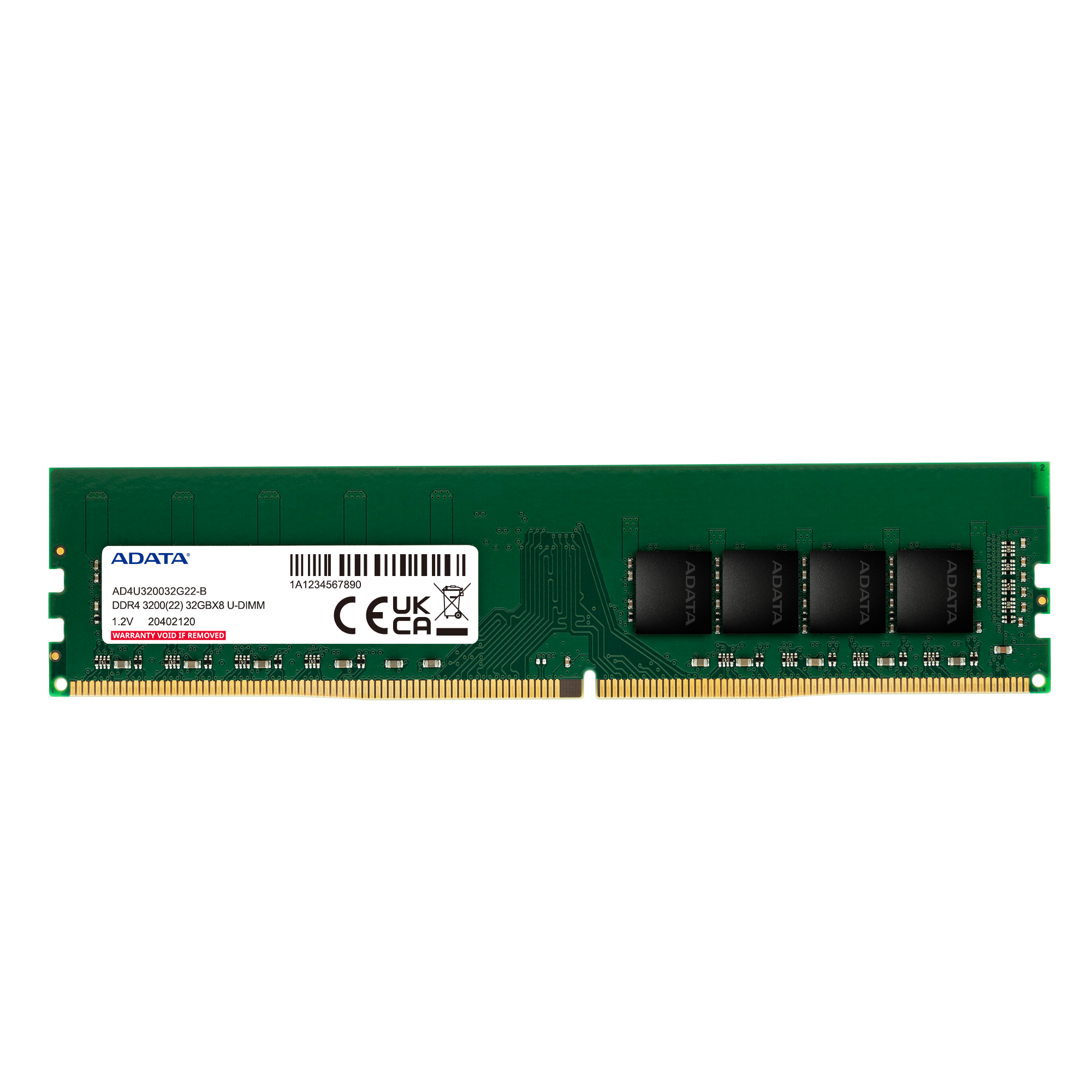 ADATA DDR4-3200 16GB（8GBx2） ADATA DDR4-3200 U-DIMM Memory (Bulk Pack) (Pre) – ADATA Shop