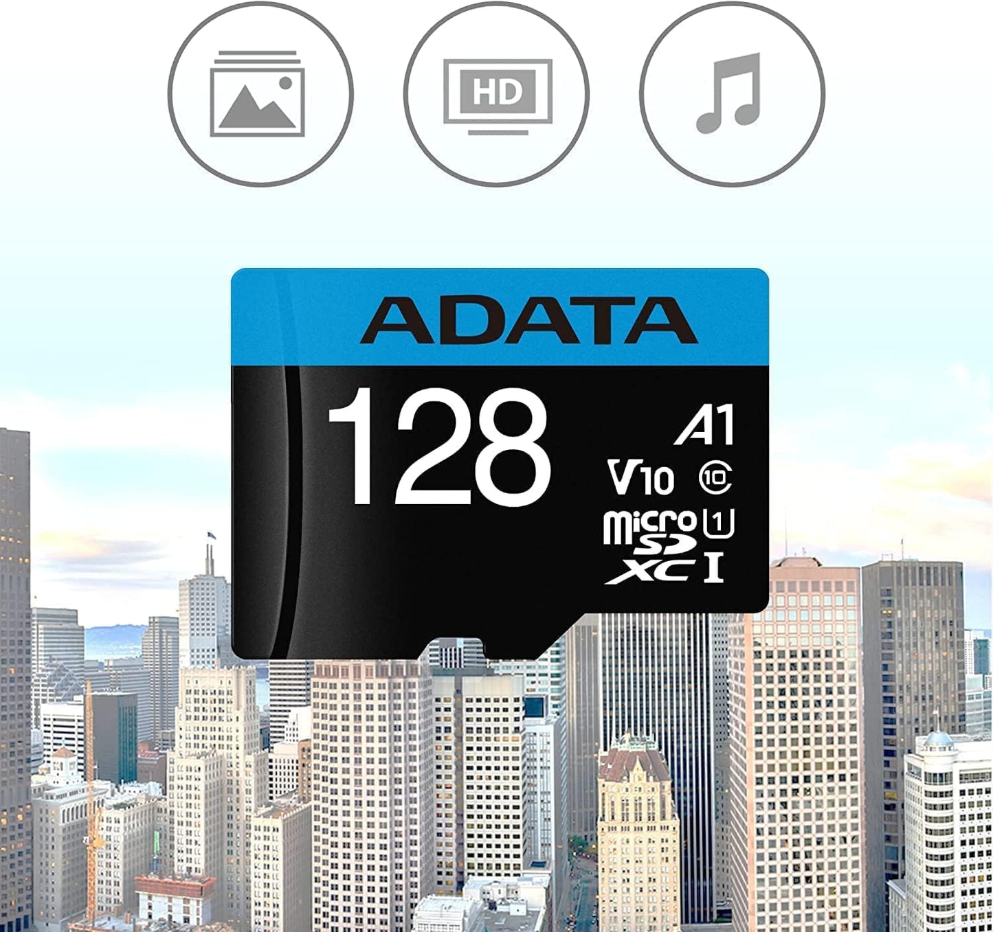 ADATA Premier microSDXC/SDHC UHS-I Memory Card, 128GB