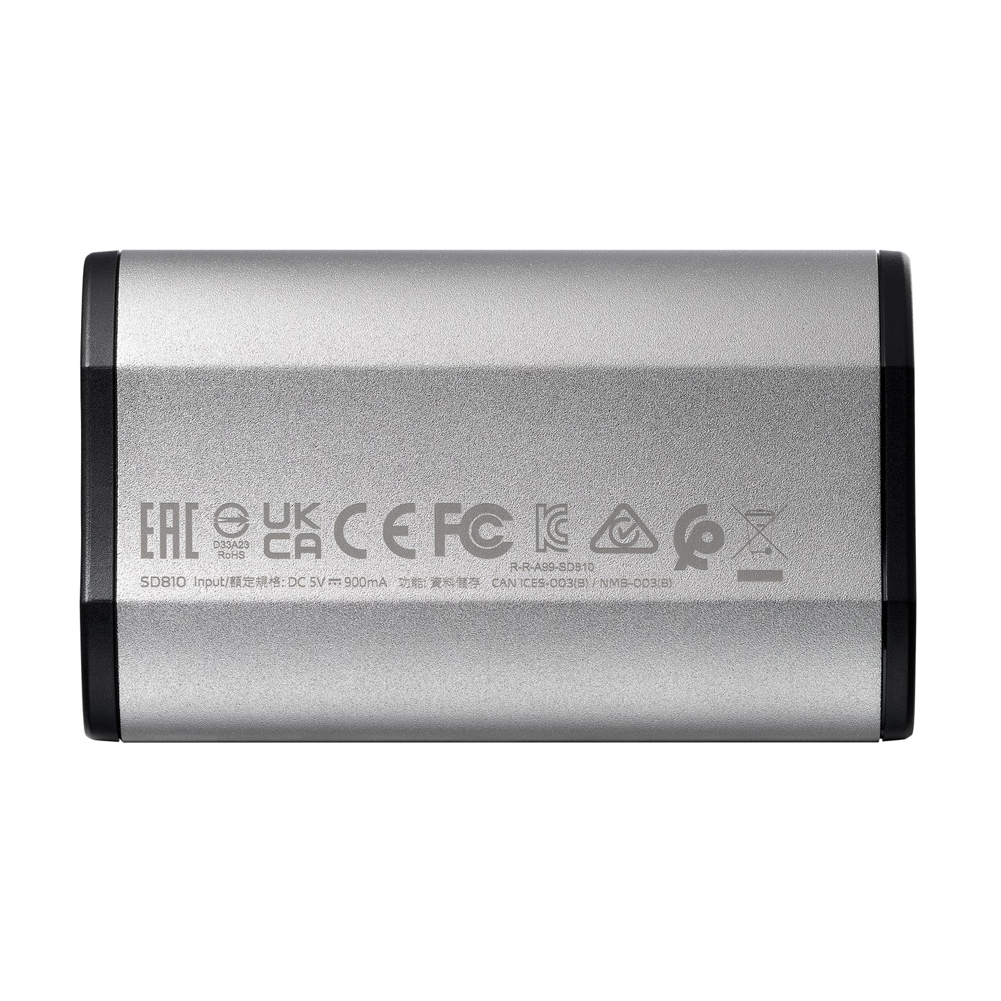 ADATA SD810, Up to 2000 MB/s USB 3.2 Gen 2 USB-C External Solid State Drive - Silver