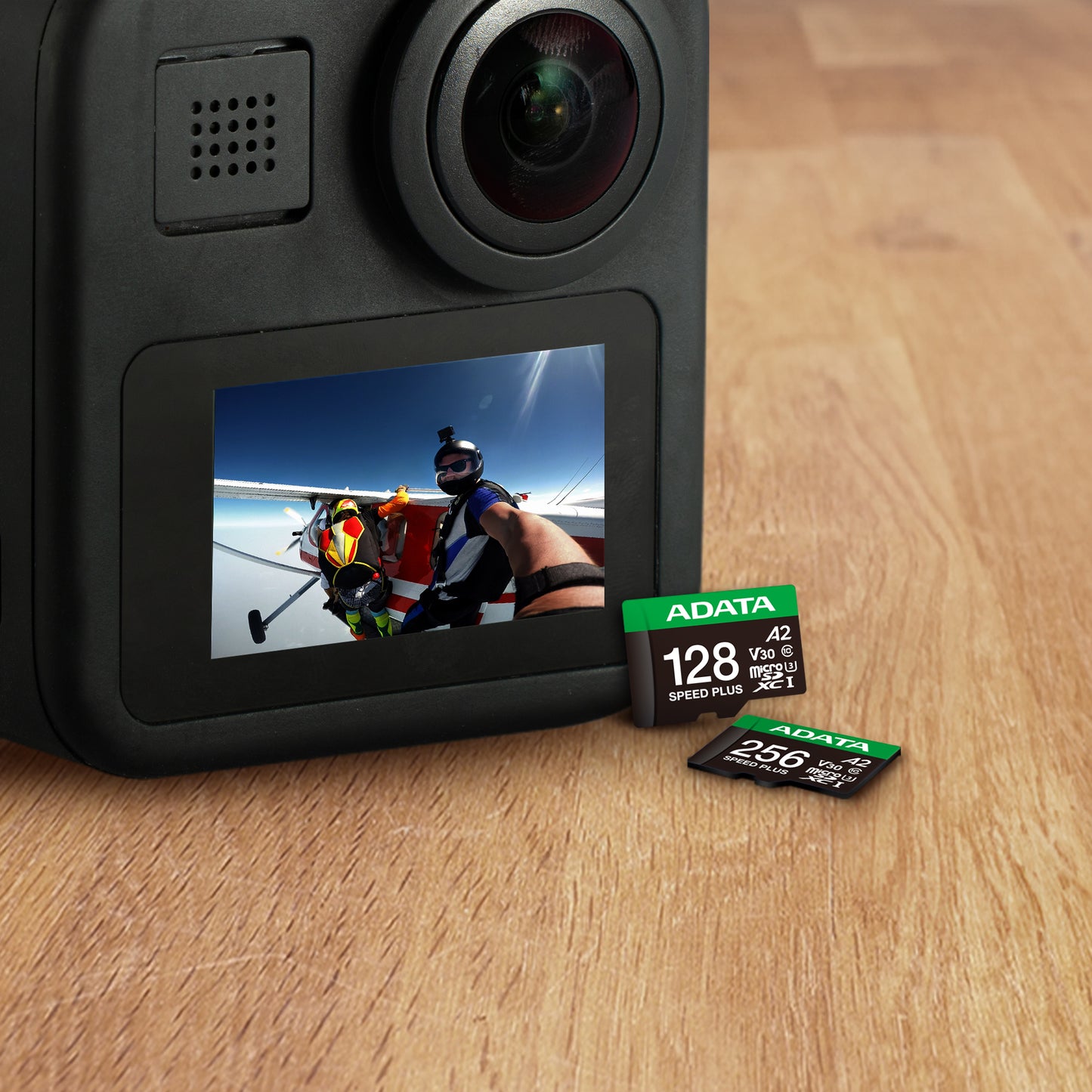 ADATA SPEED PLUS microSDXC UHS-I U3 Class 10 Card, 64GB