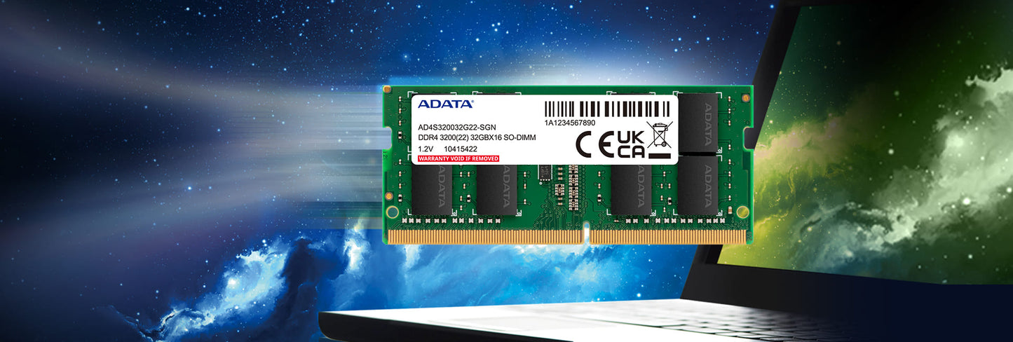 ADATA DDR4-3200 SO-DIMM Memory (50pcs Bulk Pack)
