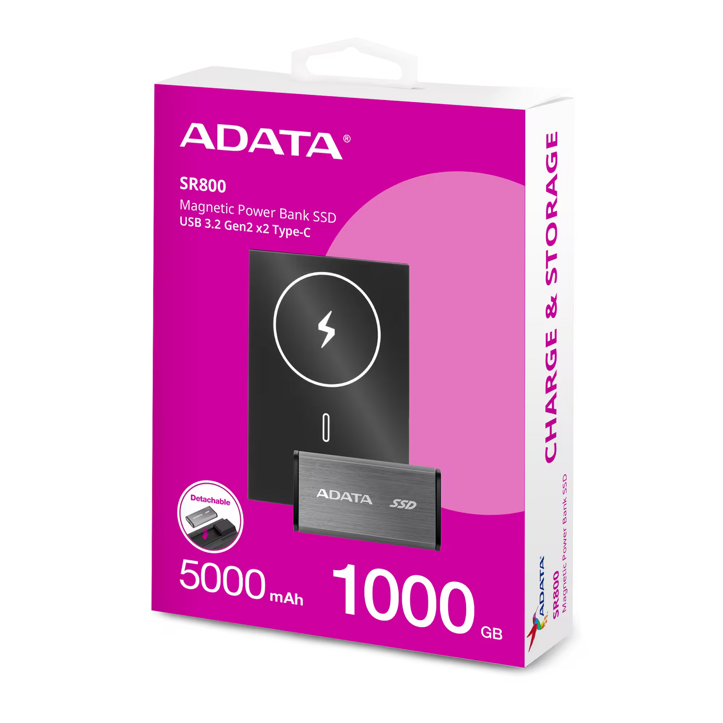 ADATA SR800 Magnetic Power Bank SSD