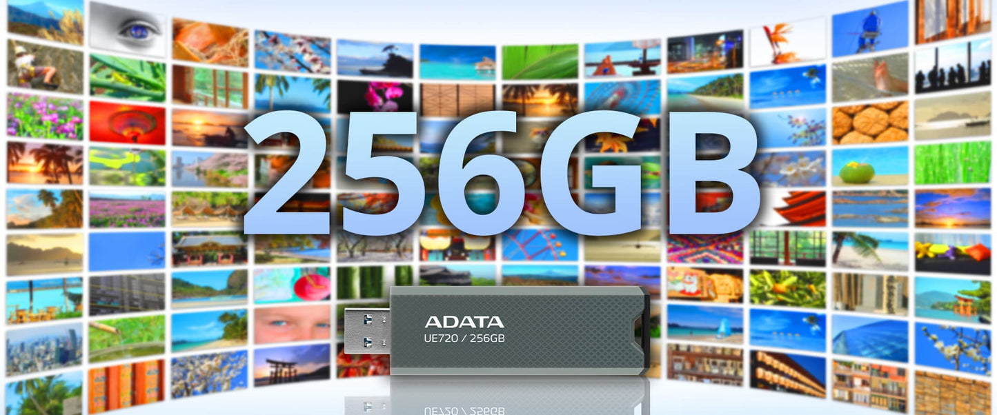 ADATA UE720 USB Flash Drive, Flash in Motion (Pre-order)